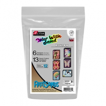 ArtiSands™ Color With Sand - Brown Bag, Makes 12